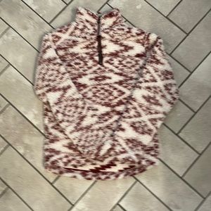 Girls fuzzy pullover
